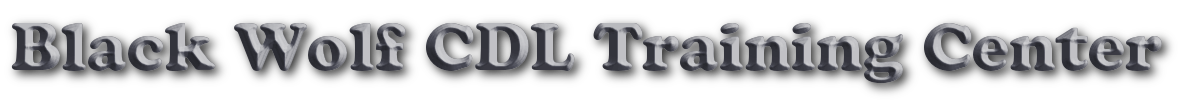 Black Wolf CDL Training Center 3D Text